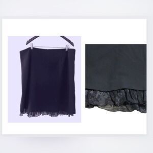 REQUIREMENTS|  Black Ruffle Skirt